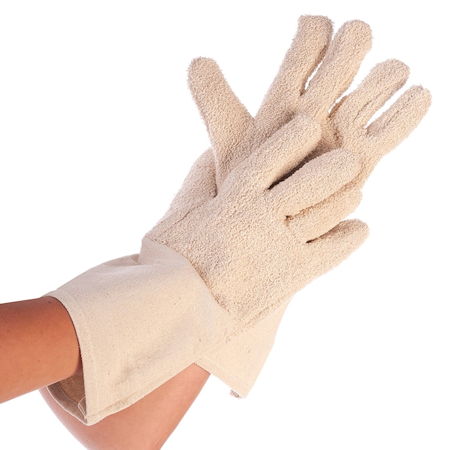 Heat protection glove, finger